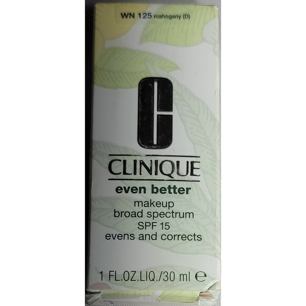 Clinique Even Better Makeup Broad Spectrum SPF 15 WN 125 Mahogany 1oz Foundation
